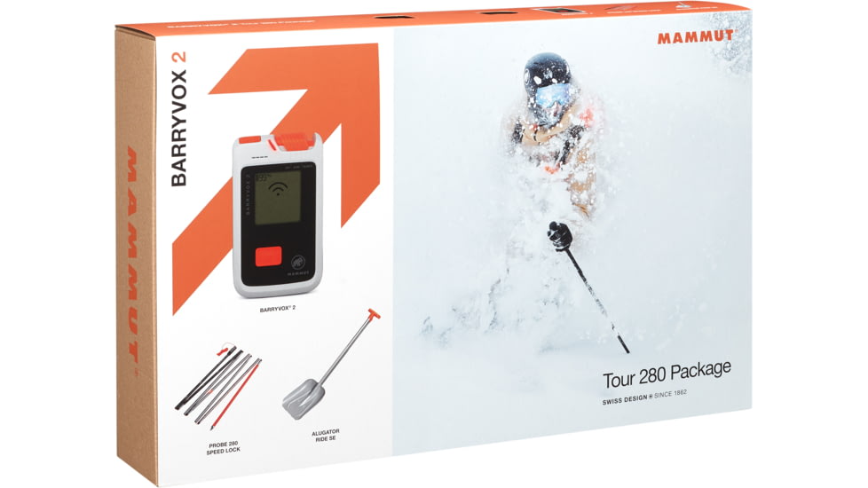 Mammut Barryvox 2 Tour 280 Package Transceiver, White, One Size, 2620-00320-0243-1