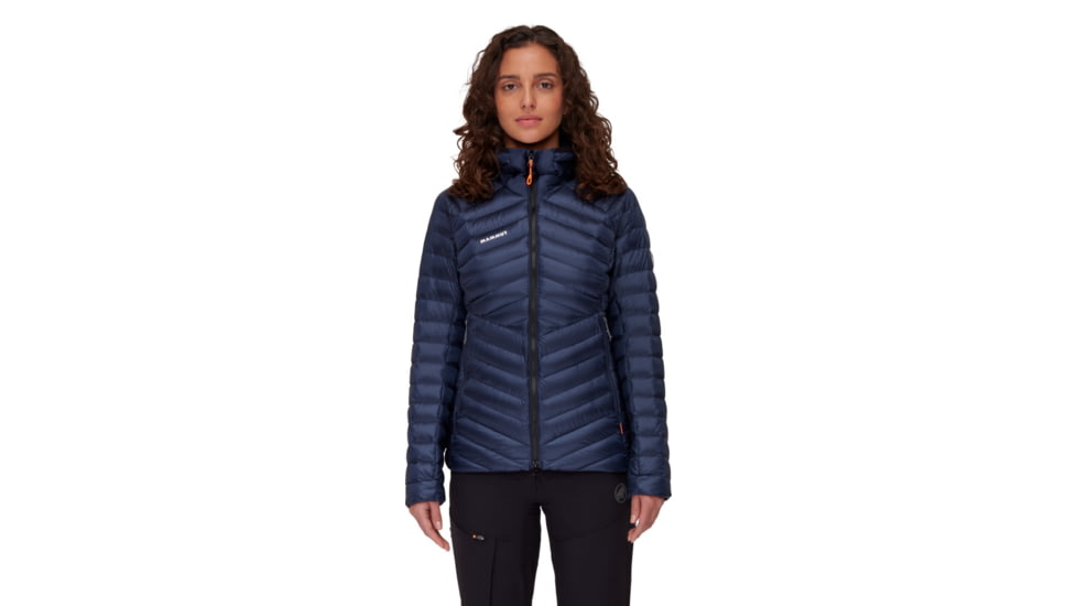 Mammut Broad Peak IN Hooded Jacket - Womens, Marine/Black, Large, 1013-02970-5975-115