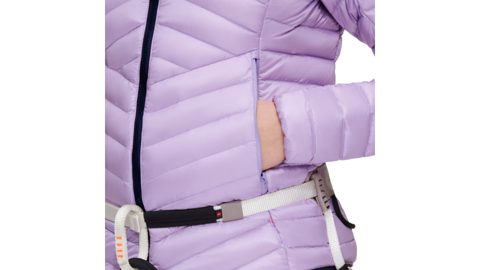 Mammut Broad Peak IN Hooded Jacket - Womens, Supernova/Marine, Small, 1013-02970-6430-113