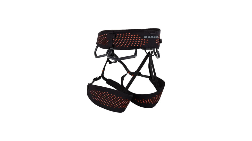 Mammut Comfort Fast Adjust Harness - Mens, Black Safety Orange, Medium, 2020-00920-00430-112