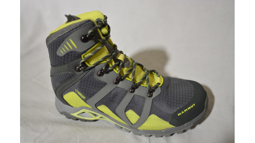 Mammut Comfort High GTX SURROUND-Women's-US 7-Grey/Lemon