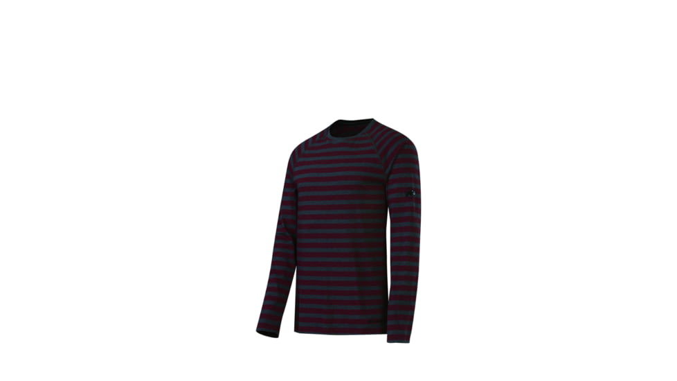 Mammut Crag Longsleeve-Men's-Large-Barolo Melange/Onyx Melange
