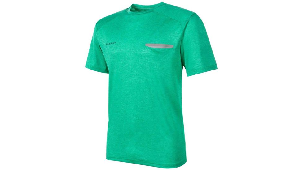 Mammut Crashiano T-Shirt - Mens, Light Emerald Melange, Small, 1017-01720-40112-113