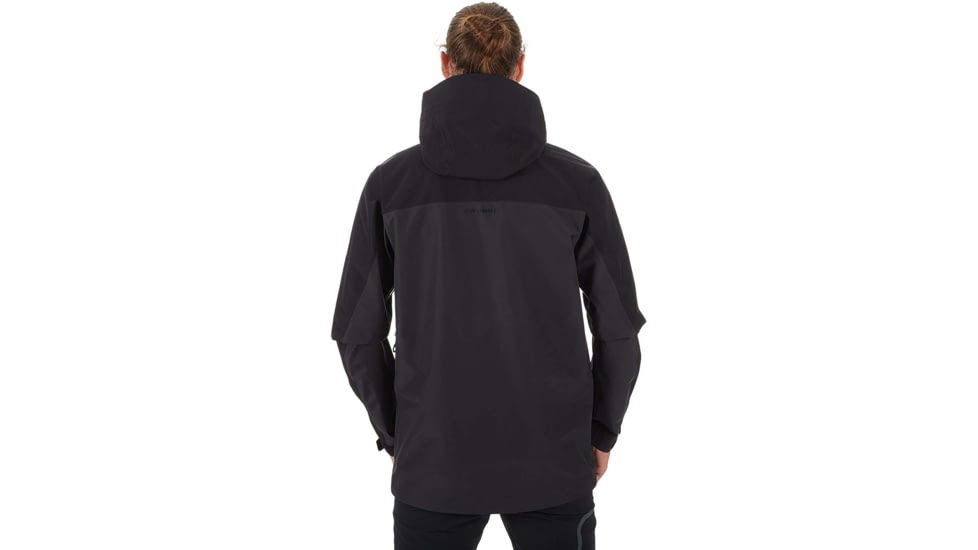 Mammut Crater Hardshell Hooded Jacket - Mens, Phantom/Black, 2XL, 1010-21751-00160-117