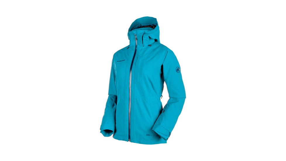 Mammut Cruise HS Thermo Rain Jacket - Women's, Aqua, Large 1010-25000-5009-115