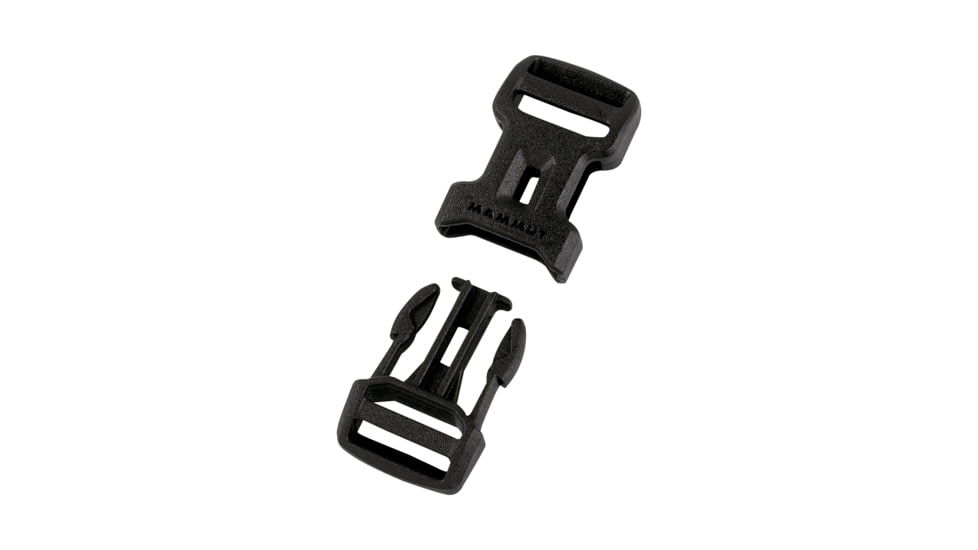 Mammut Dual Adjust Side Squeeze Buckle 25mm, Black, 25 mm, 2810-00730-0001-1025