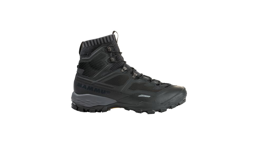 Mammut Ducan Knit High GTX Backpacking Boots - Mens, Black/Titanium, 13.5 US, 3030-03490-0486-1550