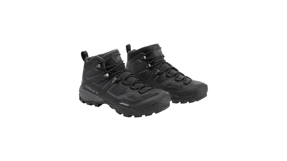Mammut Ducan Mid GTX Backpacking Boots - Mens, Black/Dark Titanium, 8 US, 3030-03540-00288-1070