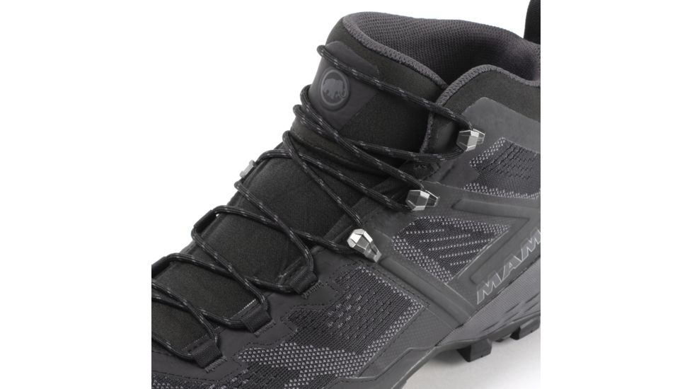Mammut Ducan Mid GTX Backpacking Boots - Men's, Black/Dark Titanium, US 8, 3030-03540-00288-1070