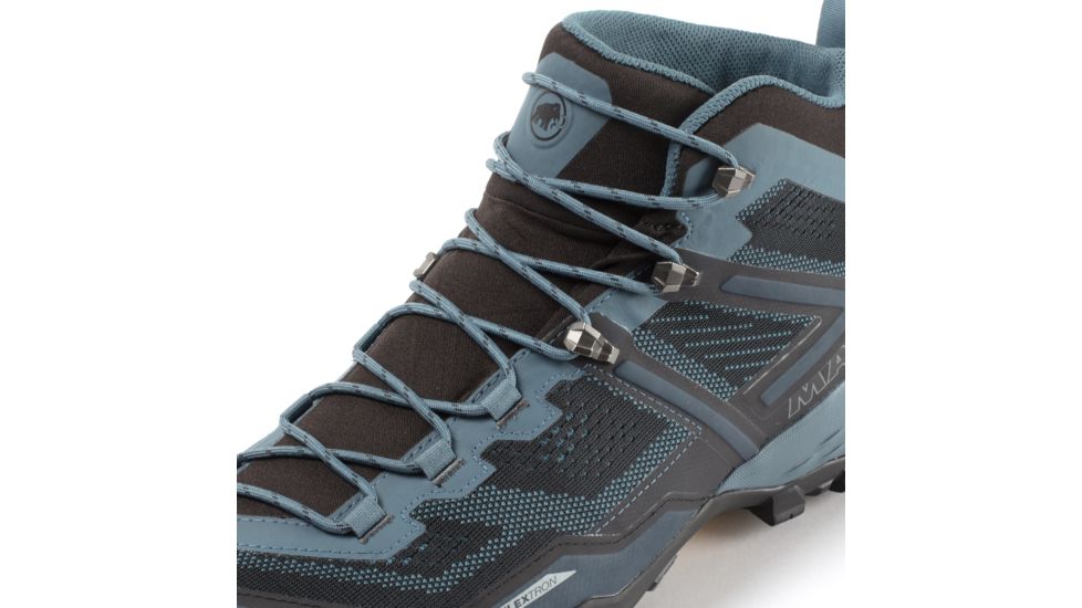Mammut Ducan Mid GTX Backpacking Boots - Mens, Black/Light Poseidon, 14 US, 3030-03540-00289-1300