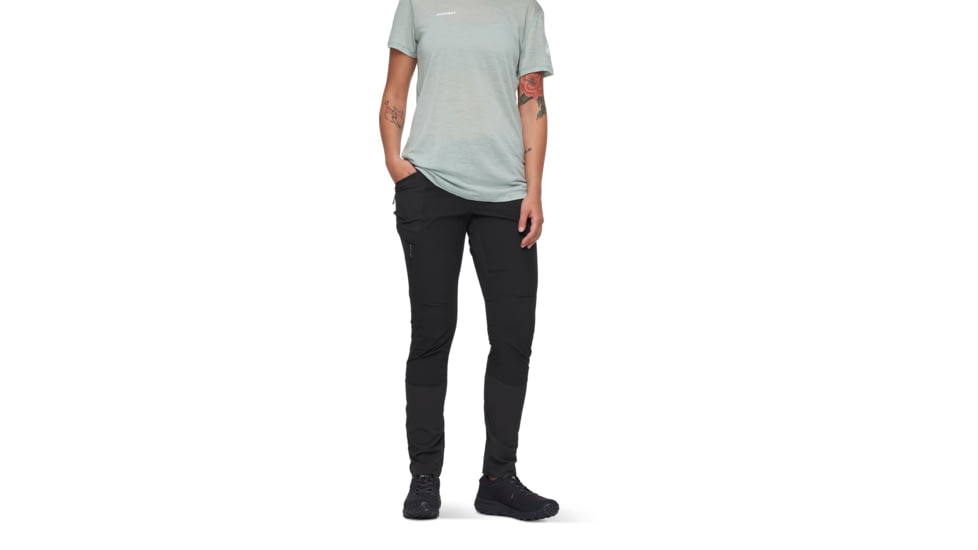 Mammut Ducan Pants - Womens, Black, US 2 Regular, 1022-02500-0001-32