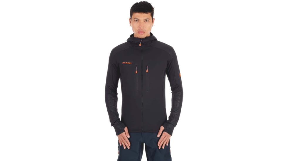 Mammut Eiswand Advanced ML Hooded Jacket - Mens, Black, Extra Large, 1014-00730-0001-116