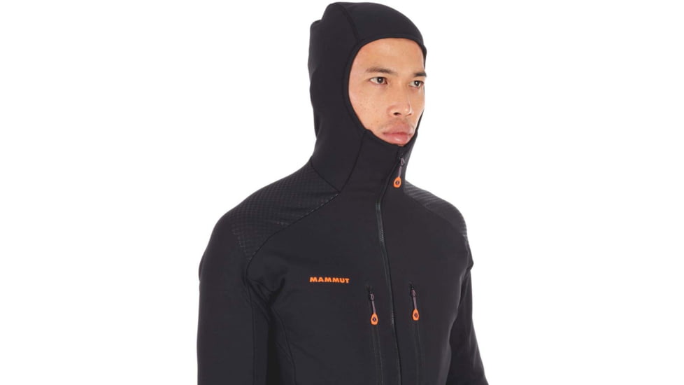 Mammut Eiswand Advanced ML Hooded Jacket - Mens, Black, Extra Large, 1014-00730-0001-116
