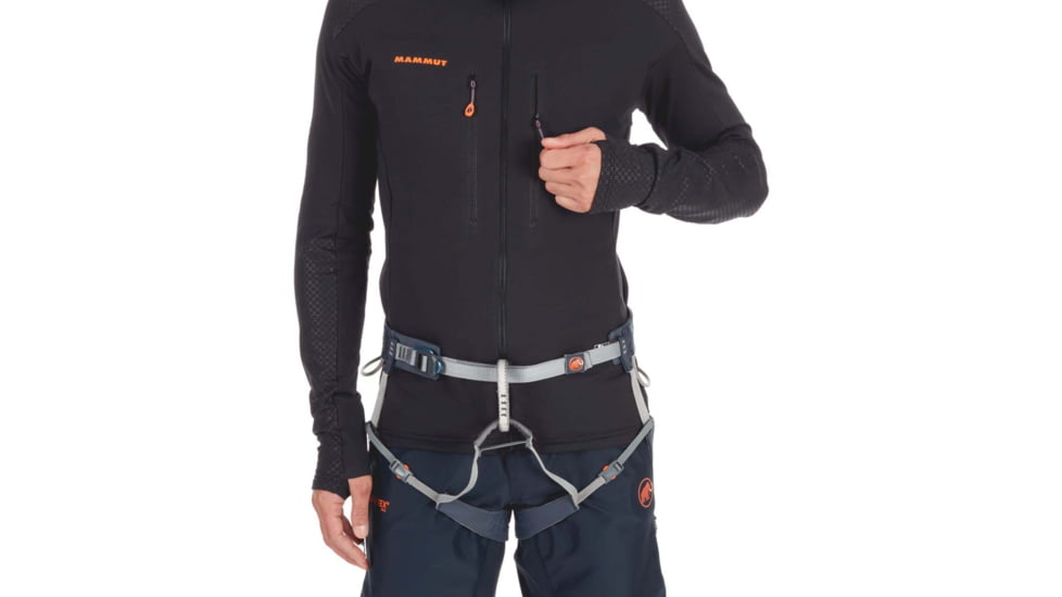 Mammut Eiswand Advanced ML Hooded Jacket - Mens, Black, Extra Large, 1014-00730-0001-116