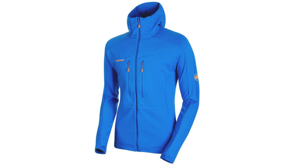 Mammut Eiswand Advanced Midlayer Hooded Jacket - Men's, Ice, Large, 1014-00730-5072-115