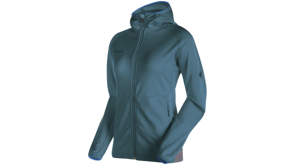 Mammut Get Away ML Hooded Jacket - Women's-Orion Melange-Large