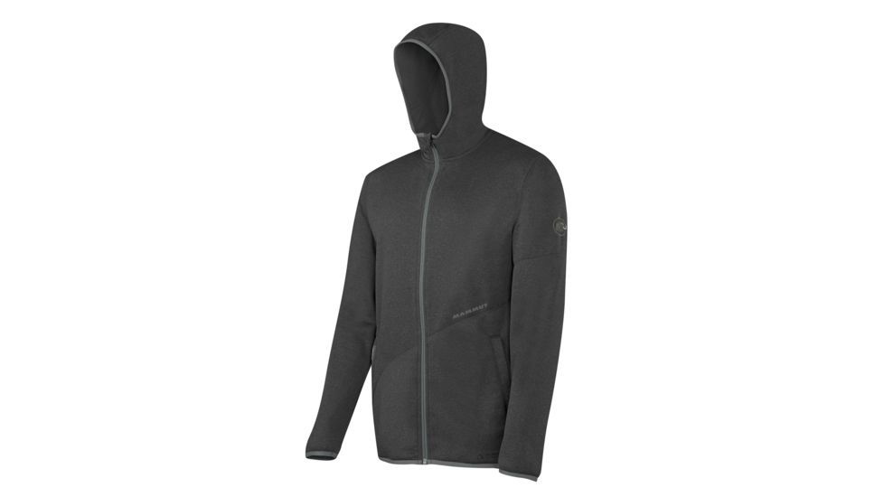 Mammut Go-Far Hooded Jacket - Men's-Graphite Melange-Large