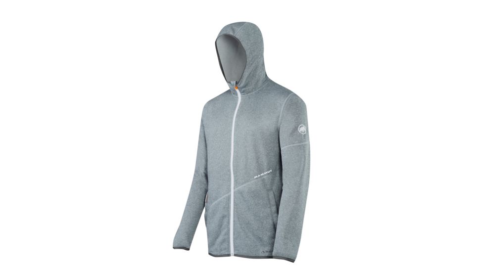 Mammut Go-Far Hooded Jacket - Men's-Shale-X-Large