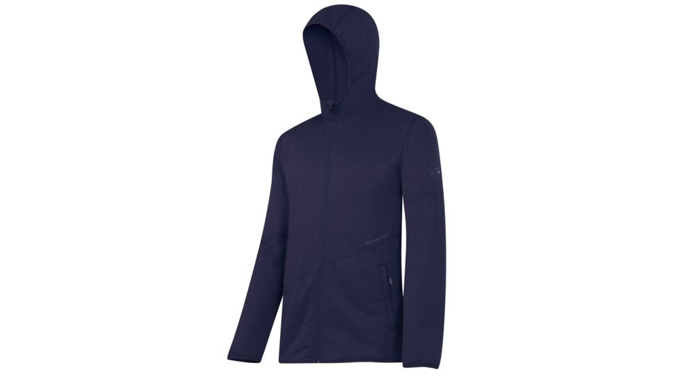 Mammut Go-Far Hooded Jacket - Mens-Indigo Melange-Medium