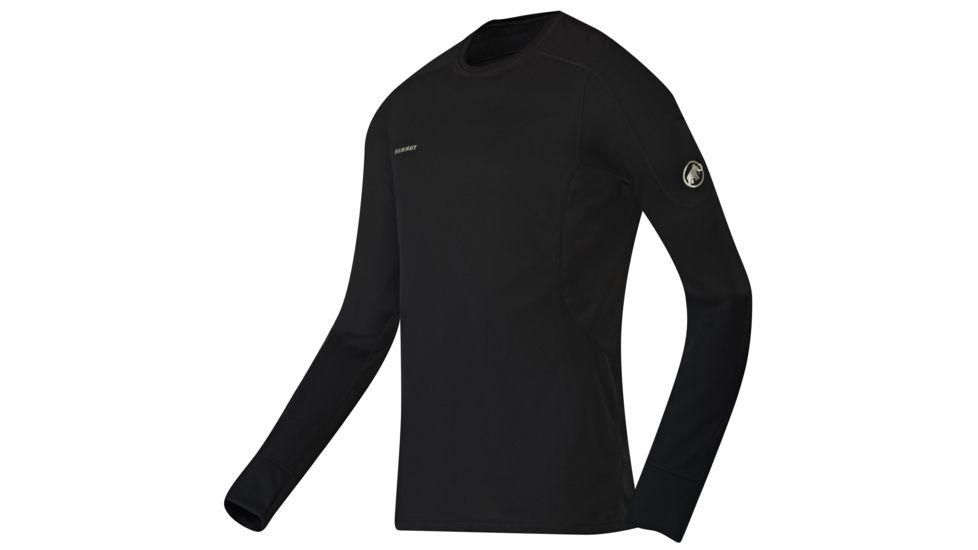 Mammut Go Warm Longsleeve - Mens-Black-X-Large