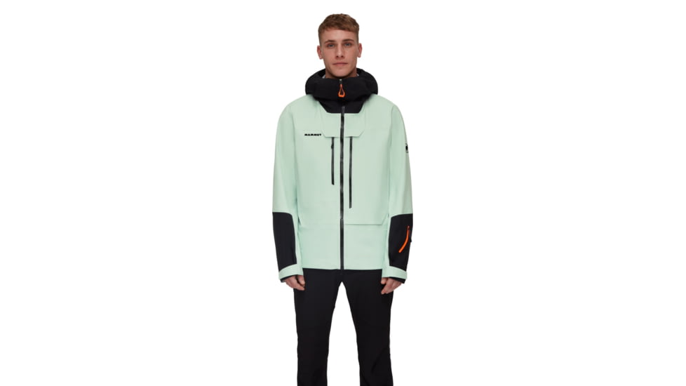 Mammut Haldigrat Air HS Hooded Jacket - Mens, Neo Mint/Black, Large, 1010-30380-40251-115