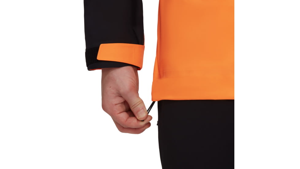 Mammut Haldigrat Air HS Hooded Jacket - Mens, Tangerine/Black, Small, 1010-30380-2260-113