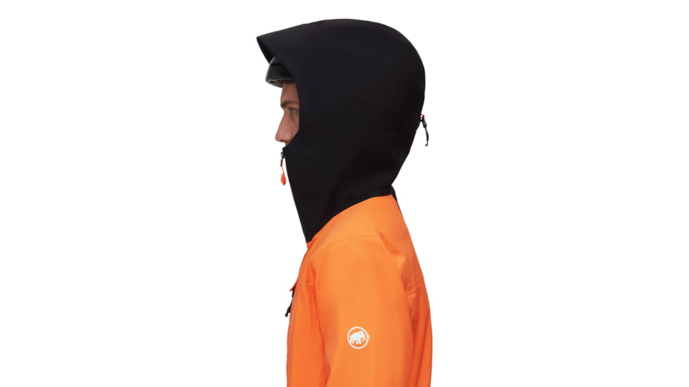 Mammut Haldigrat Air HS Hooded Jacket - Mens, Tangerine/Black, Small, 1010-30380-2260-113