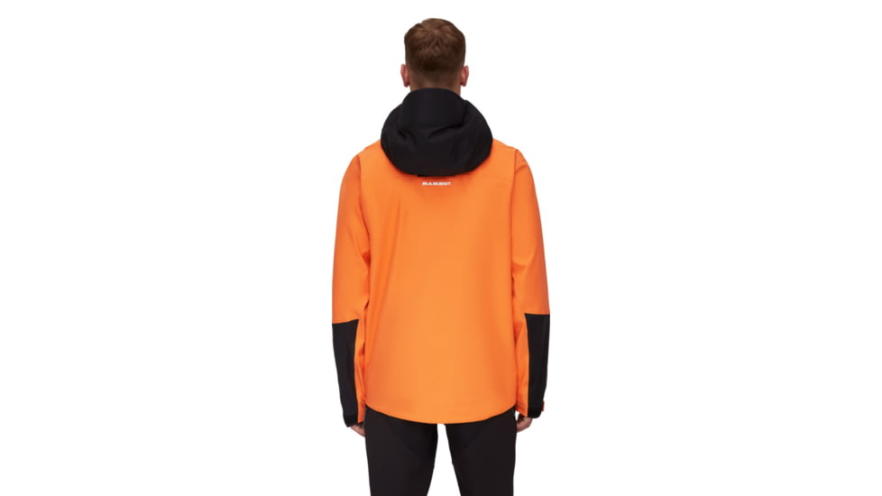 Mammut Haldigrat Air HS Hooded Jacket - Mens, Tangerine/Black, Small, 1010-30380-2260-113
