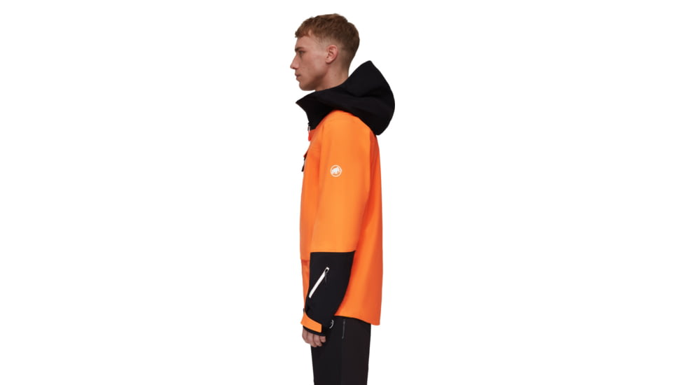 Mammut Haldigrat Air HS Hooded Jacket - Mens, Tangerine/Black, Small, 1010-30380-2260-113