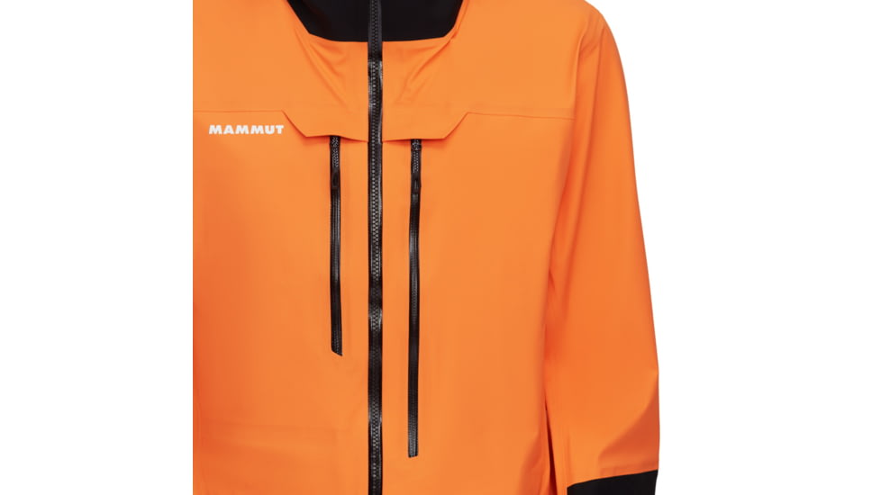 Mammut Haldigrat Air HS Hooded Jacket - Mens, Tangerine/Black, Small, 1010-30380-2260-113
