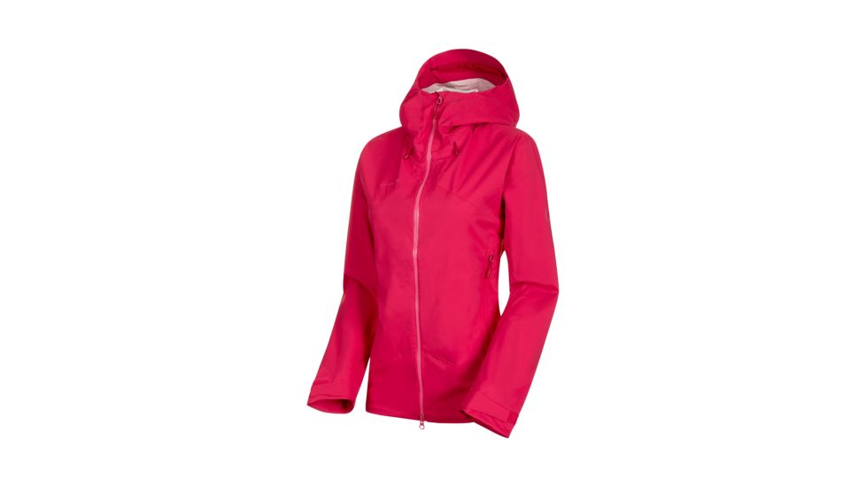Mammut Kento Hardshell Hooded Jacket - Womens, Dragon Fruit, Large, 1010-26840-3547-115