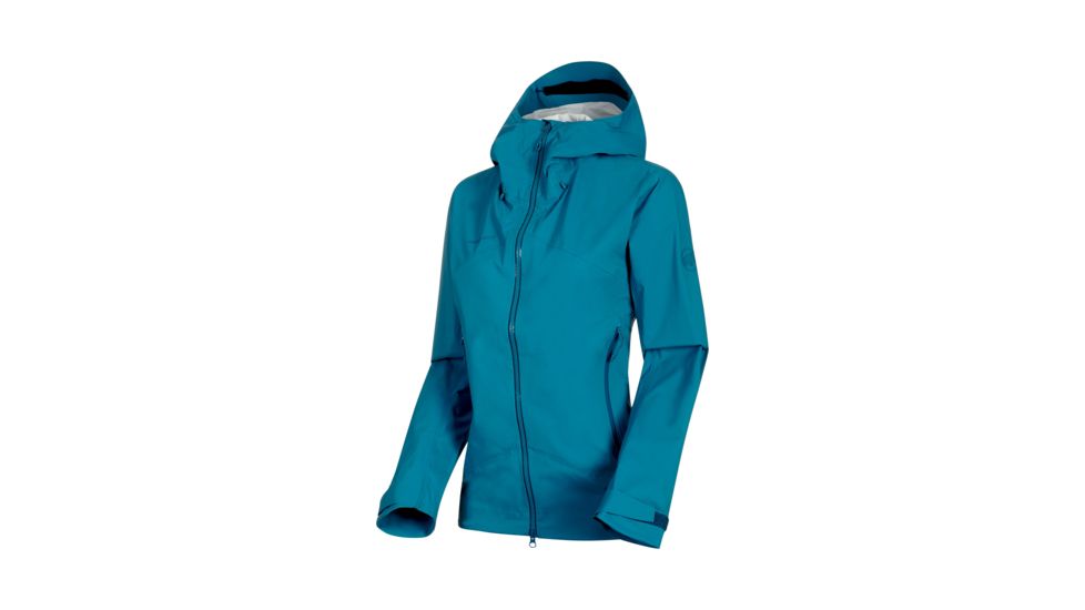 Mammut Kento Hardshell Hooded Jacket - Womens, Sapphire, Extra Small, 1010-26840-50226-112