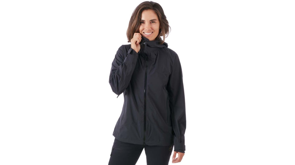 Mammut Kento Hooded Jacket - Womens, Black, Small, 1010-26840-0001-113