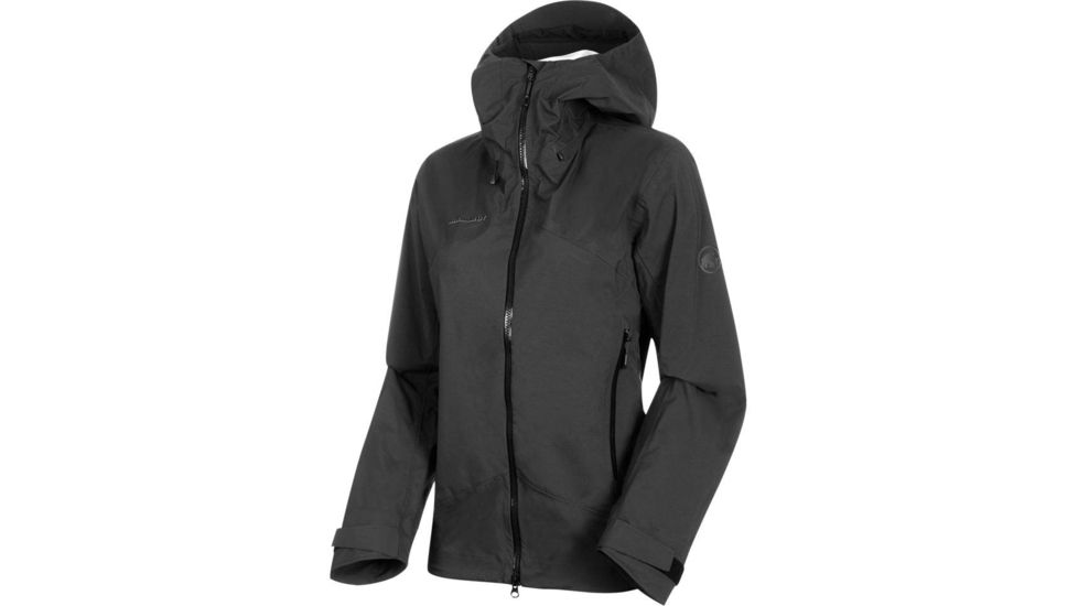 Mammut Kento Hooded Jacket - Womens, Black, Small, 1010-26840-0001-113