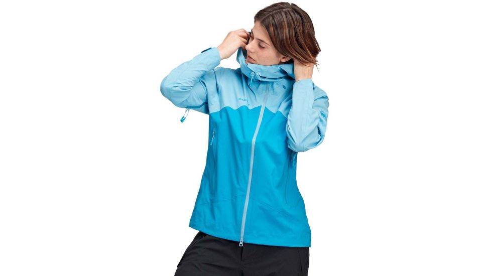 Mammut Kento Hooded Jacket - Womens, Ocean/Whisper, Medium, 1010-26840-50317-114