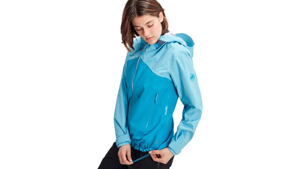 Mammut Kento Hooded Jacket - Womens, Ocean/Whisper, Medium, 1010-26840-50317-114