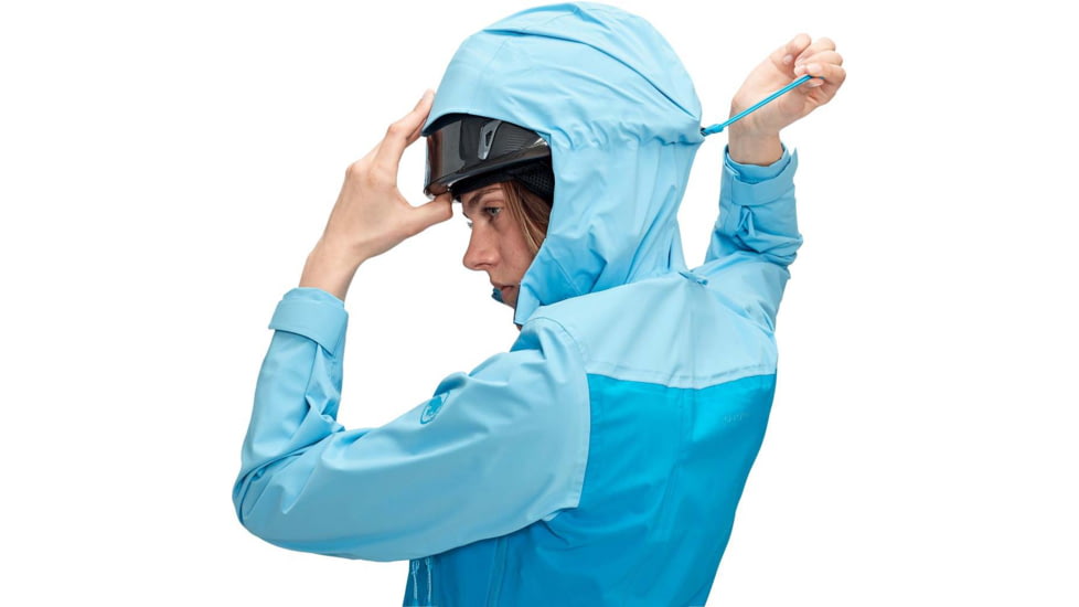 Mammut Kento Hooded Jacket - Womens, Ocean/Whisper, Medium, 1010-26840-50317-114
