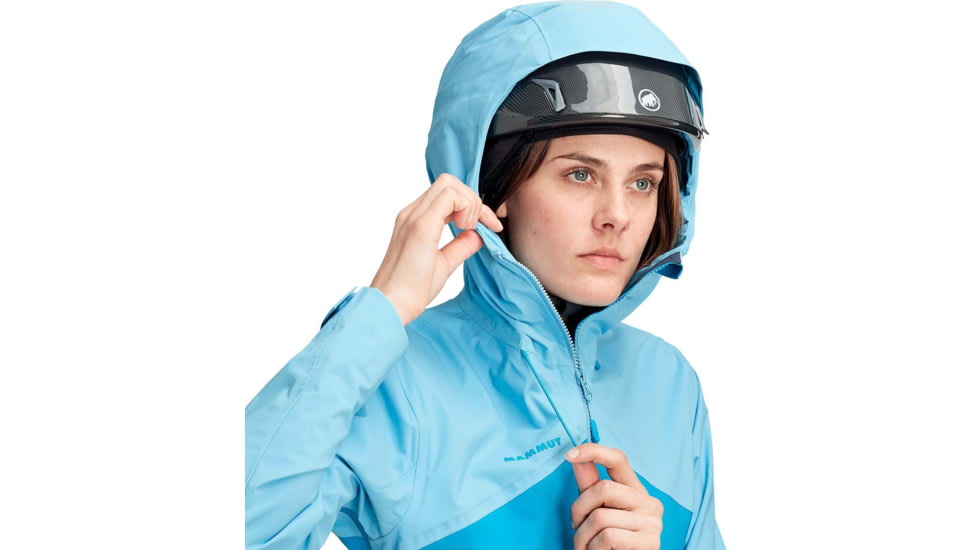 Mammut Kento Hooded Jacket - Womens, Ocean/Whisper, Medium, 1010-26840-50317-114