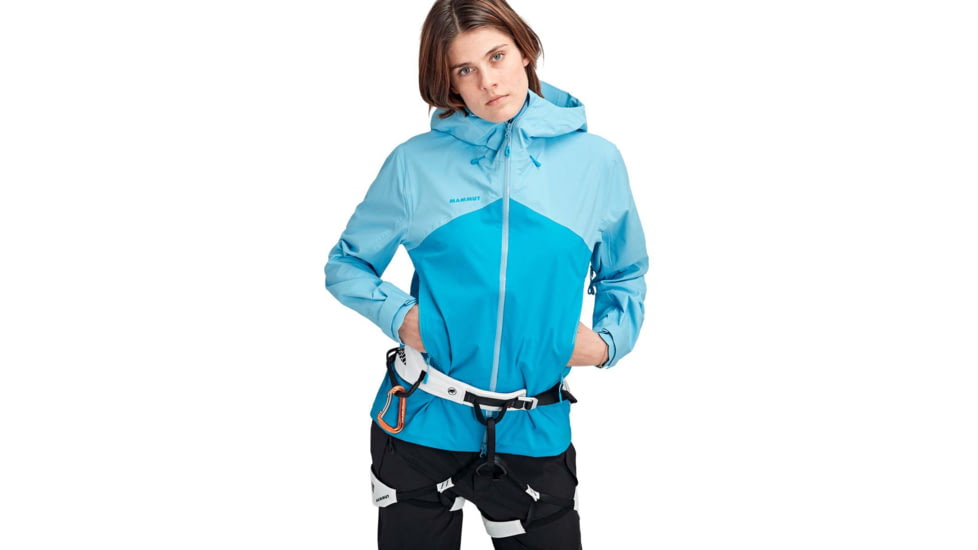 Mammut Kento Hooded Jacket - Womens, Ocean/Whisper, Medium, 1010-26840-50317-114