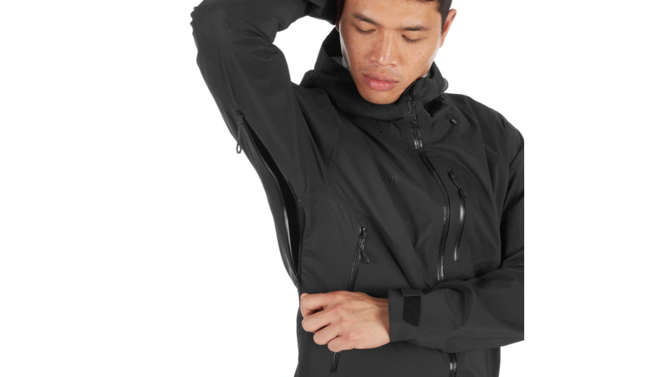 Mammut Kento HS Hooded Jacket - Mens, Black, Large, 1010-26830-0001-115