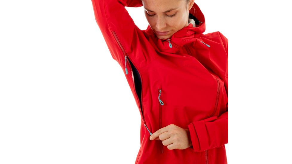 Mammut Kento HS Hooded Jacket - Womens, Ruby, Large, 1010-26840-3149-115