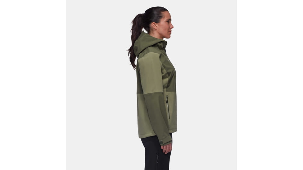 Mammut Linard Guide HS Hooded Jacket - Womens, Marsh/Dark Marsh, Large, 1010-30970-40300-115