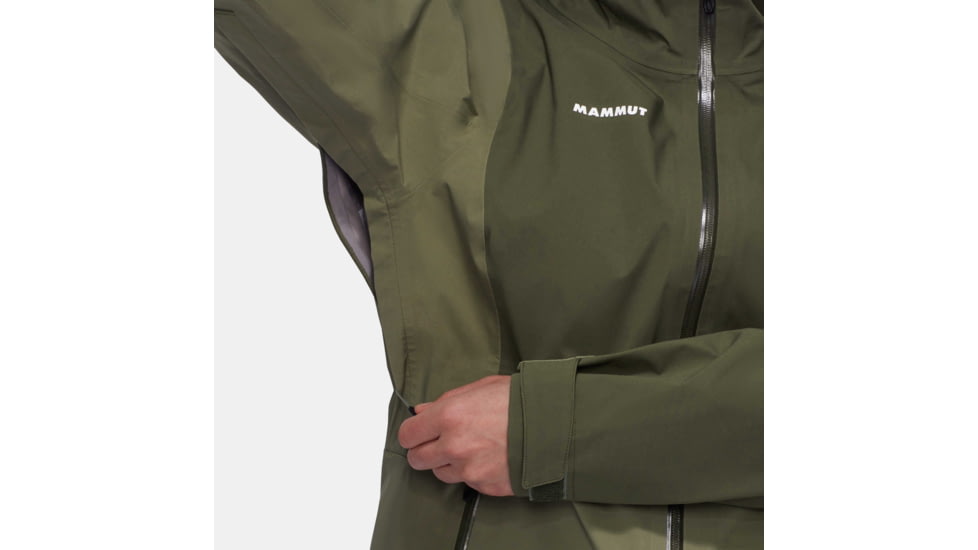 Mammut Linard Guide HS Hooded Jacket - Womens, Marsh/Dark Marsh, Large, 1010-30970-40300-115