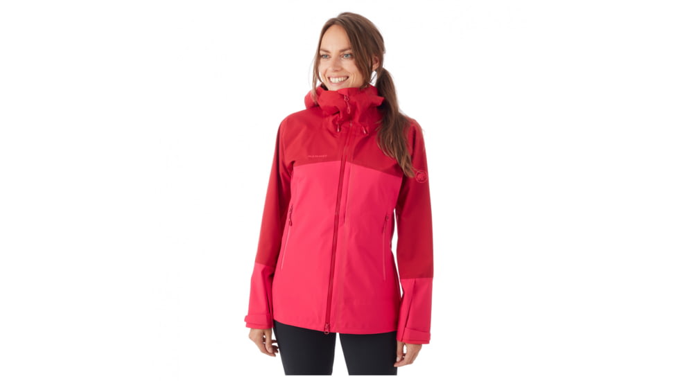Mammut Masao Hardshell Hooded Jacket - Women's, Extra Small, Pink, 1010-26890-6085-112