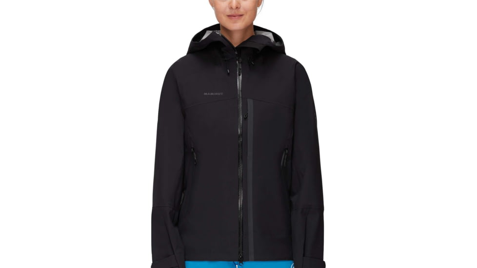 Mammut Masao Hardshell Hooded Jacket - Women's, Medium, Black, 1010-26510-0001-114