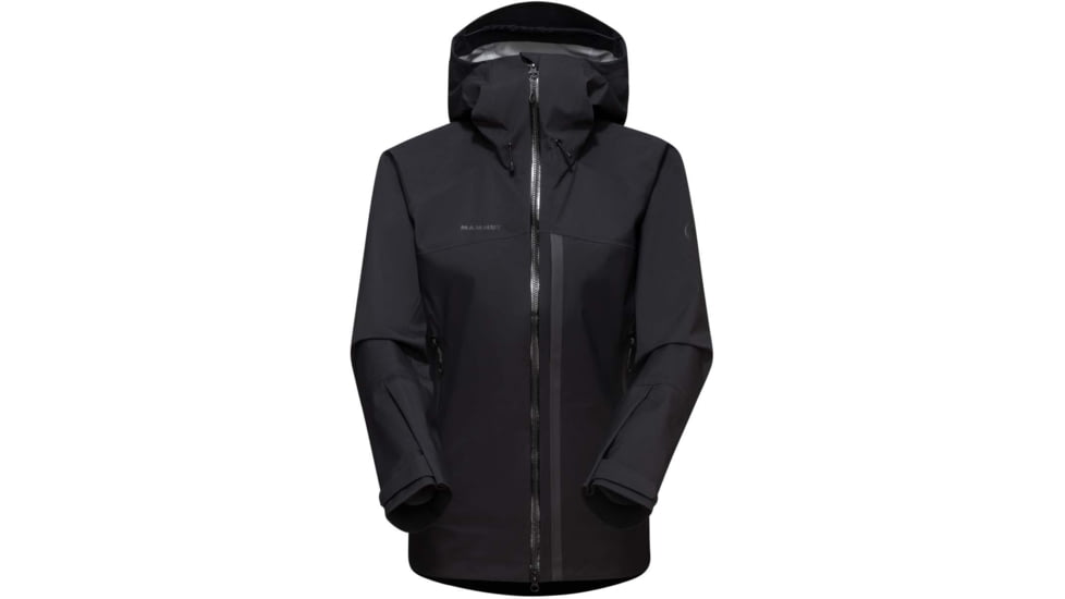 Mammut Masao Hardshell Hooded Jacket - Women's, Medium, Black, 1010-26510-0001-114