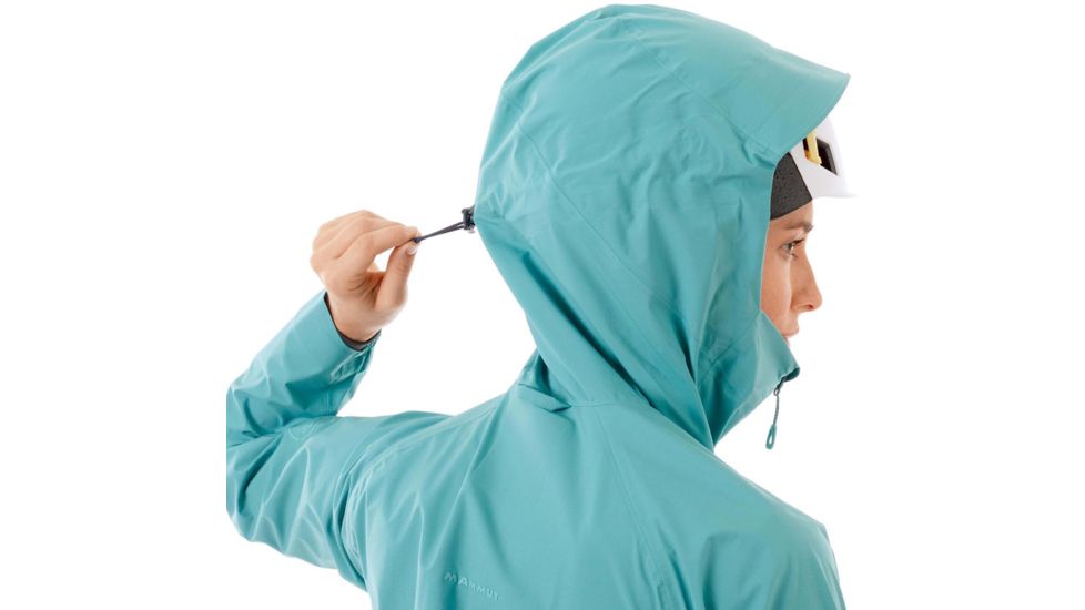 Mammut Masao Hardshell Hooded Jacket - Women's, Large, Waters, 1010-26890-50145-115