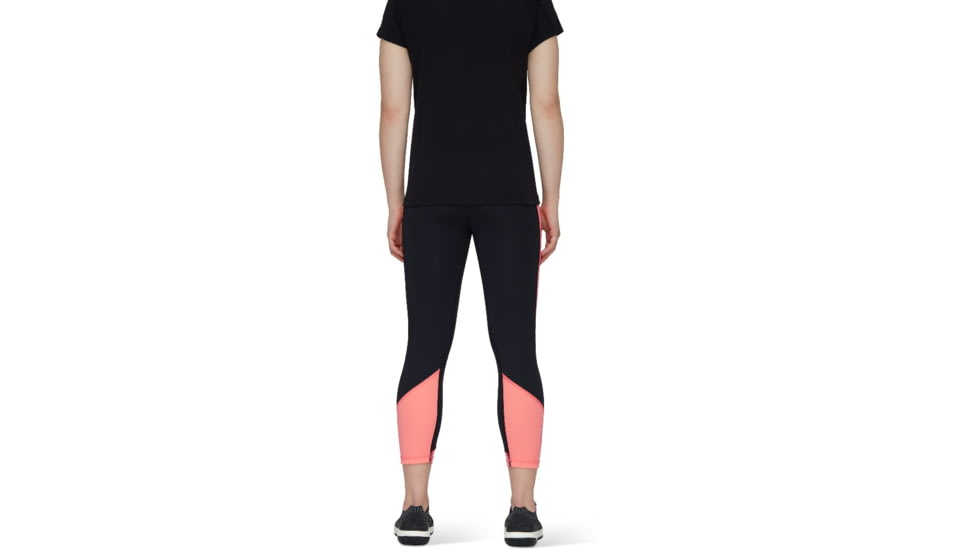 Mammut Massone Tights 7/8 Pants - Womens, Black Salmon, Small, 1022-02030-00699-113