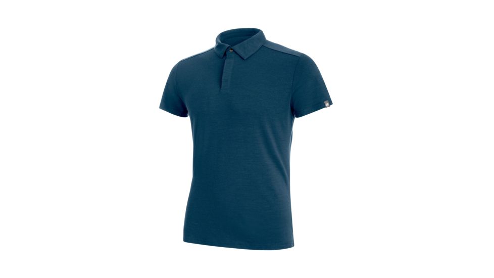 Mammut Men's Alvra Polo, Jay, Large, 1017-00010-50011-115