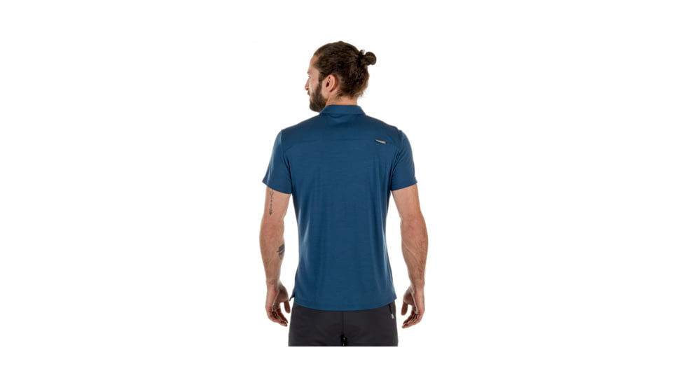 Mammut Men's Alvra Polo, Jay, Large, 1017-00010-50011-115